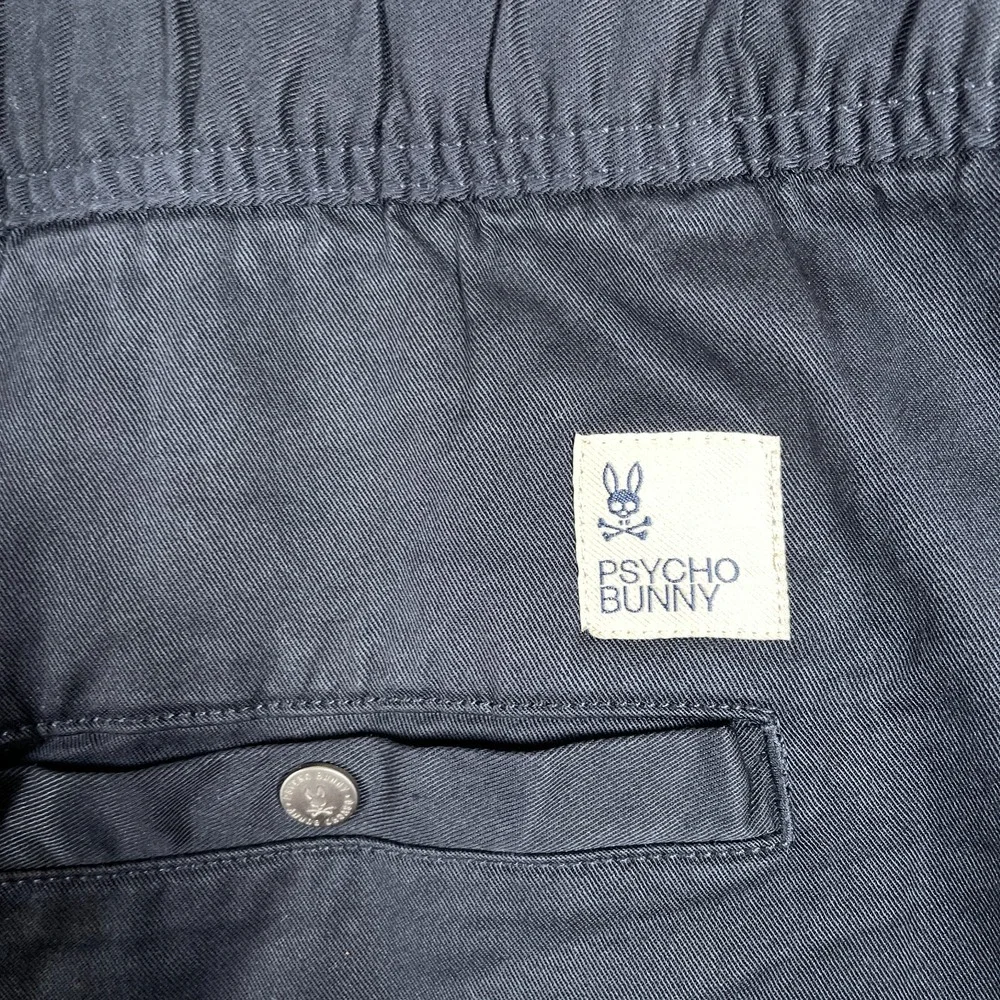 Psycho Bunny Willis Stretch Tencel Shorts Windsurfer Black Big/Tall Size 4XLT